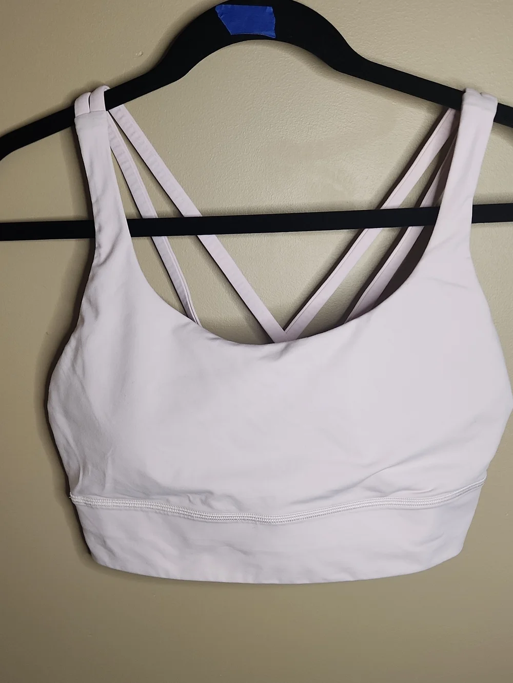 lululemon Energy Longline Bra *Medium Support, B–D Cups in Flush Pink.  Sz 12.